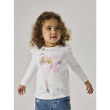 Name It Bright White Nmfordi Barbie Ls Top Box Mat