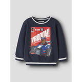 Name It Navy Blazer Nmmodin Paw Nreg Sweat Box Bru Cplg