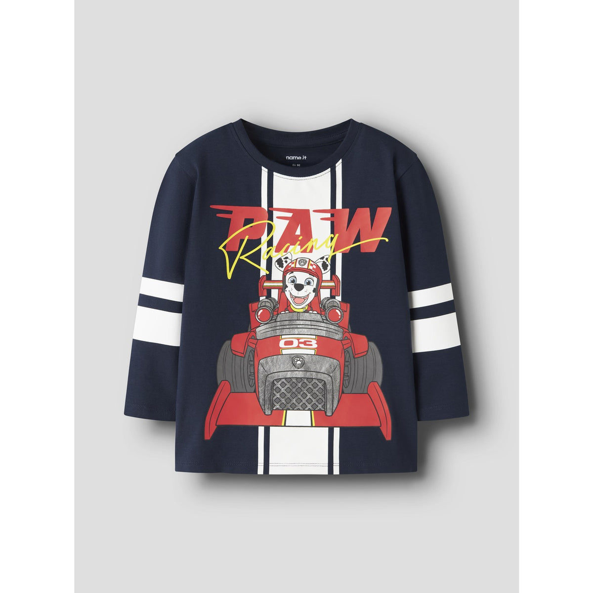 Name It Navy Blazer Nmmoliver Paw Ls Nreg Top Box Cplg