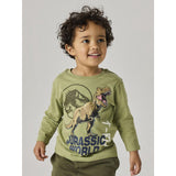 Name It Mosstone Nmmotti Jurassic Ls Nreg Top Box Sky