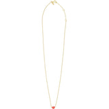 Design Letters Deep Sea Coral Little Big Love Necklace - Goldplated