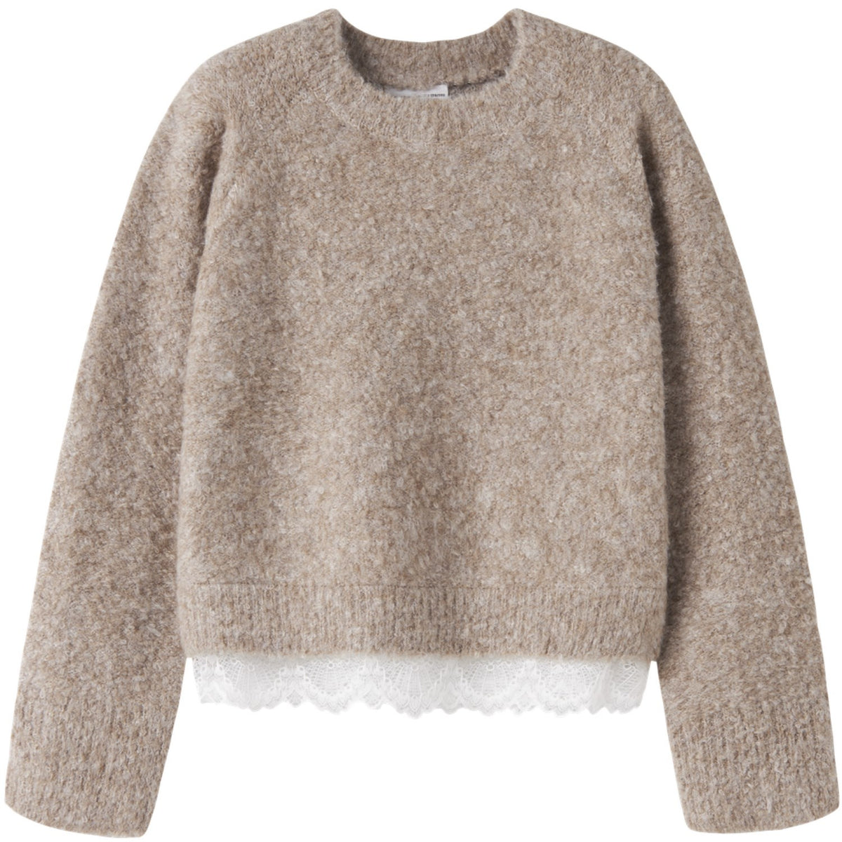 Name It Island Fossil Nkfsacha Ls Loose Knit