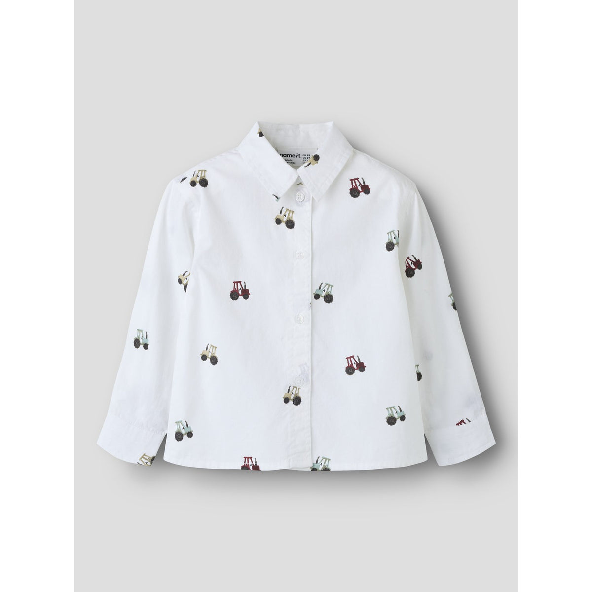 Name It Bright White Nmmractor Ls Shirt