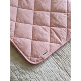 Lalaby Tiny Check Pink Quilted Baby Blanket