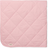 Lalaby Tiny Check Pink Quilted Baby Blanket