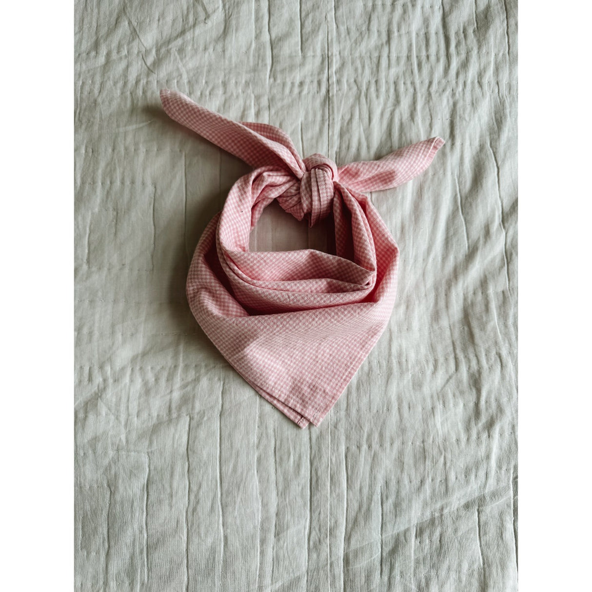 Lalaby Tiny Check Pink Vera Scarf