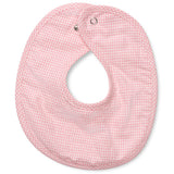 Lalaby Tiny Check Pink Classic Bib