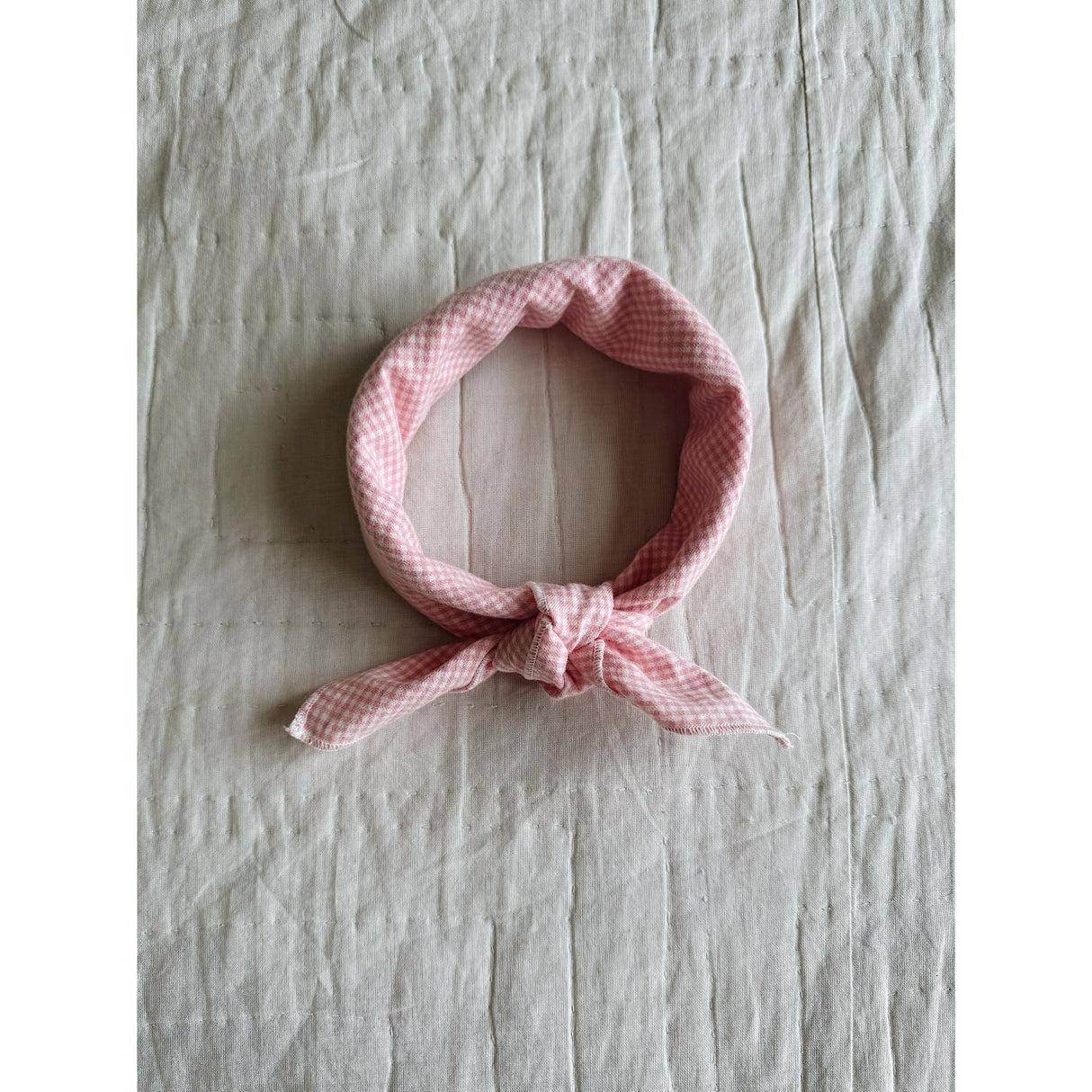 Lalaby Tiny Check Pink Eddie Scarf