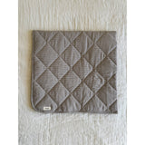 Lalaby Tiny Check Brown Quilted Baby Blanket