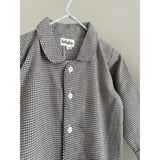Lalaby Tiny Check Brown Classic Pyjamas