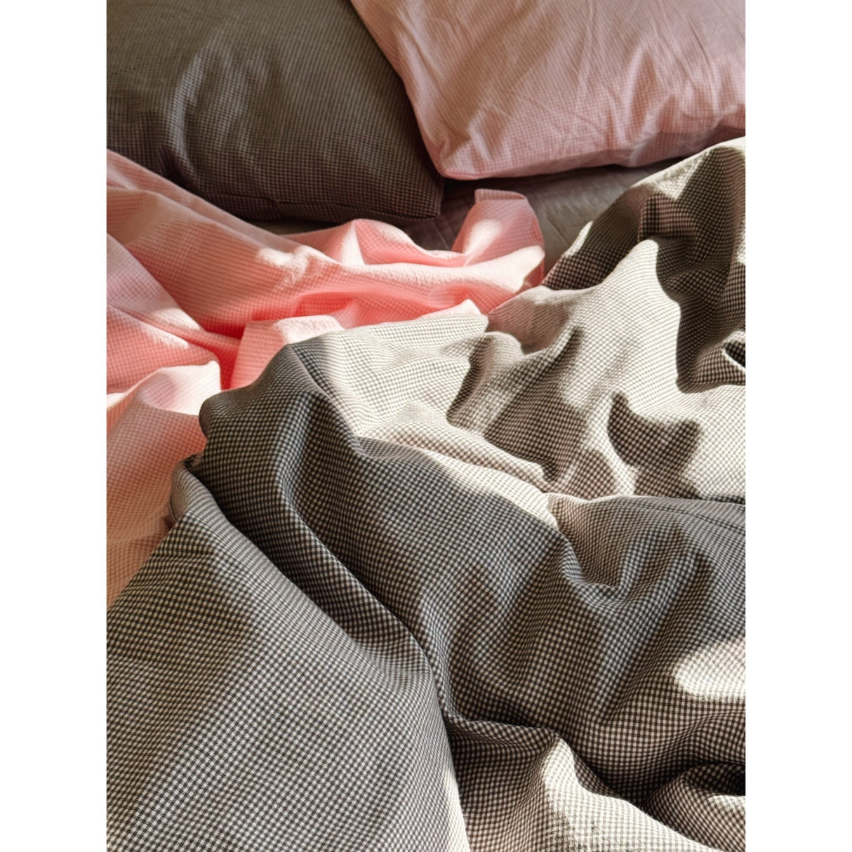 Lalaby Tiny Check Pink Classic Baby Bedding