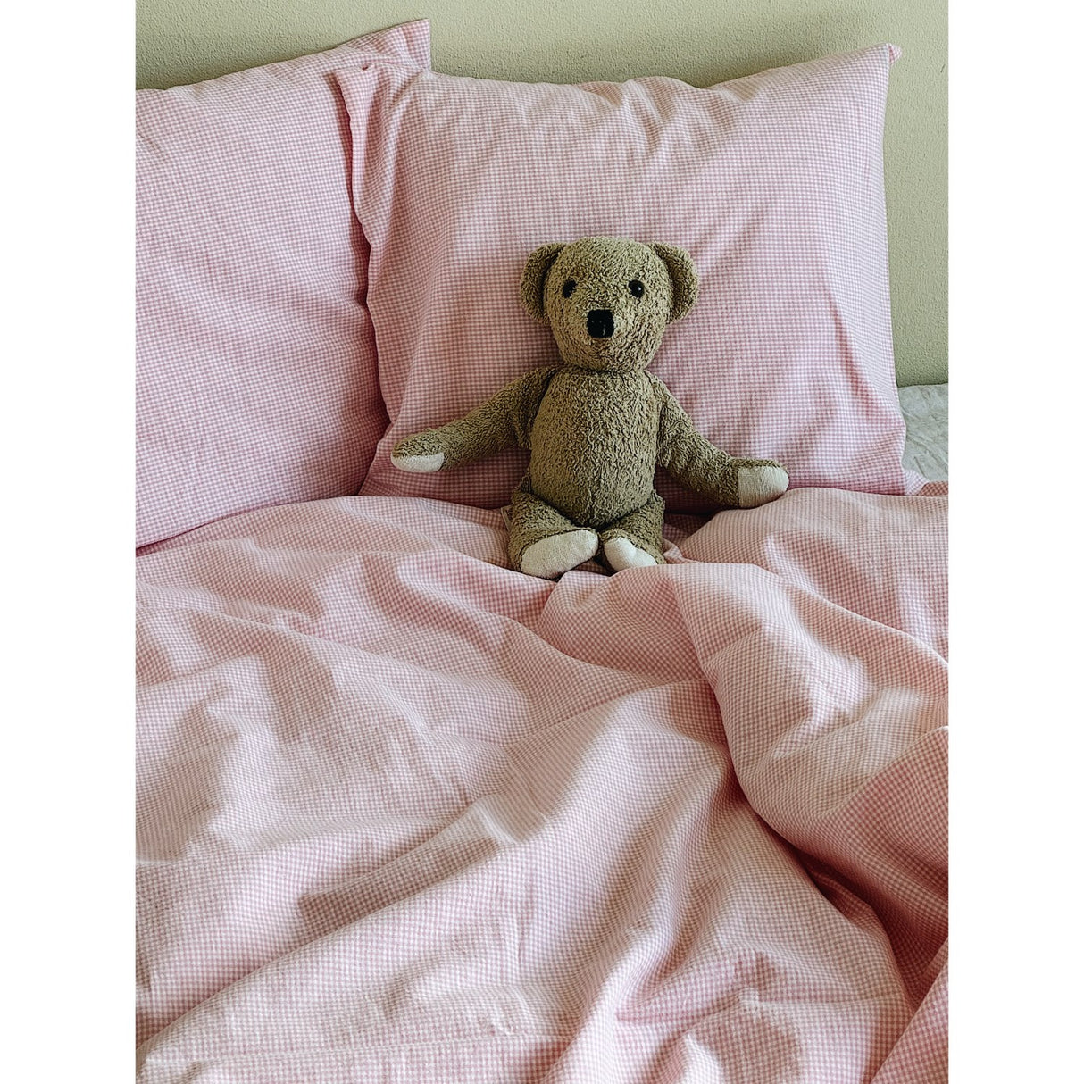 Lalaby Tiny Check Pink Classic Baby Bedding