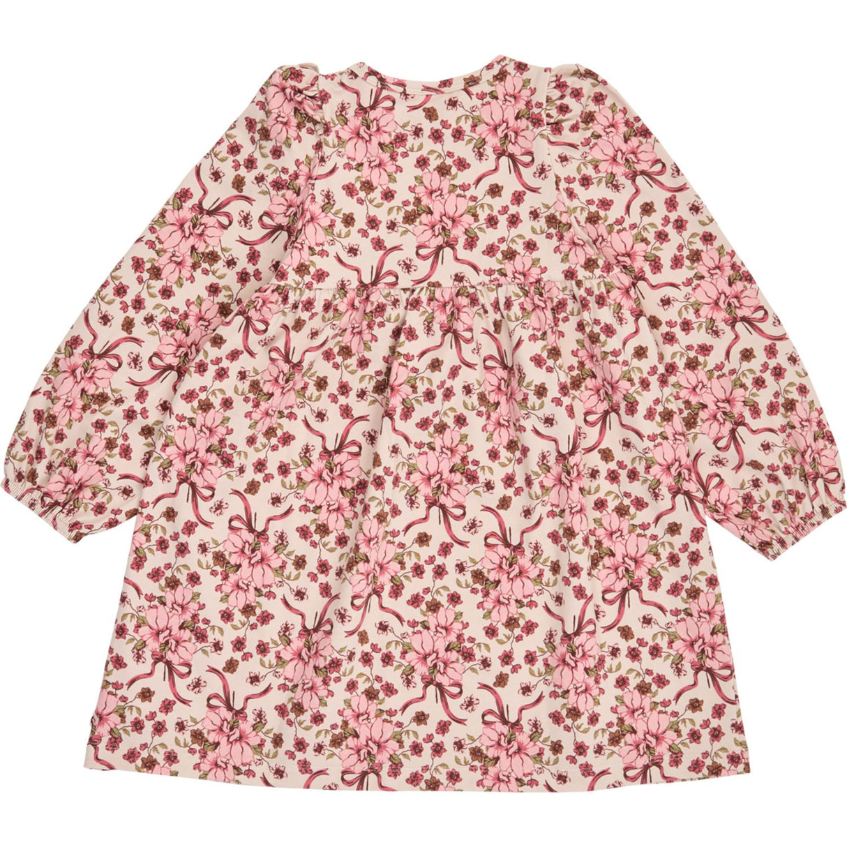 Müsli Oak/ Blush/ Baroque Rose Bouquet Ruffle L/S Dress