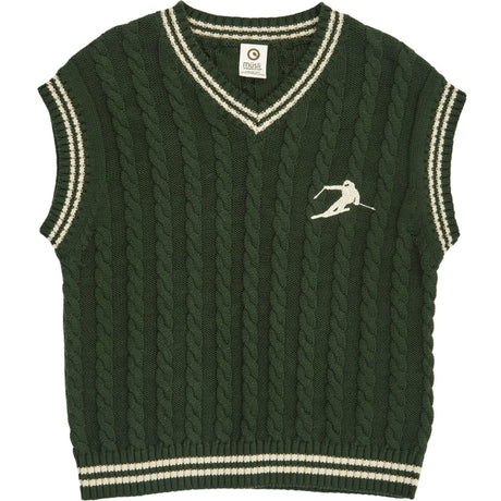 Müsli Forest Green Knit Cable Vest