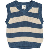 Müsli Navy Knit Stripe Vest Baby