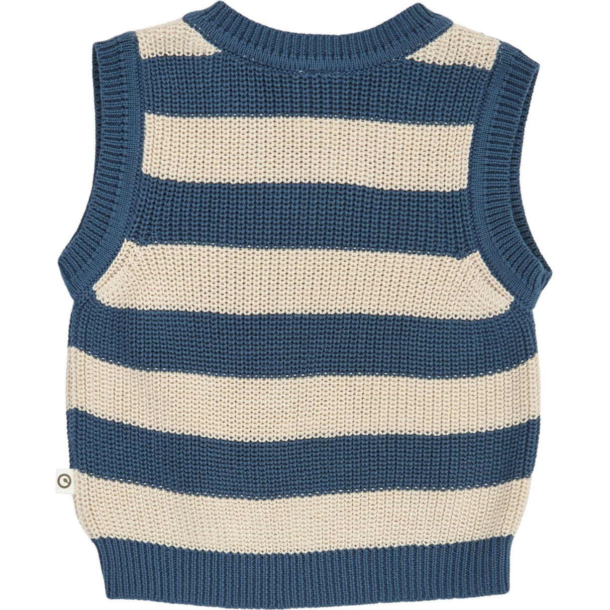 Müsli Navy Knit Stripe Vest Baby