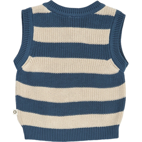 Müsli Navy Knit Stripe Vest Baby