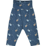 Müsli Navy/ Soft Blue/ Walnut Storybook Pants Baby