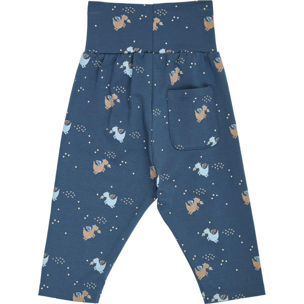 Müsli Navy/ Soft Blue/ Walnut Storybook Pants Baby