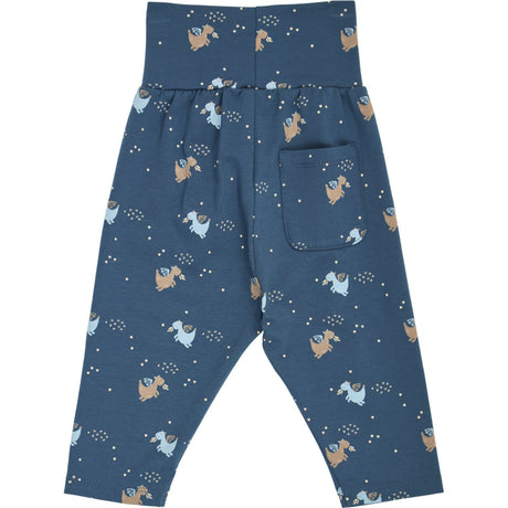 Müsli Navy/ Soft Blue/ Walnut Storybook Pants Baby