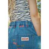 Konges Sløjd Ma Grande Cerise Denim Magot Printed Skirt Gots
