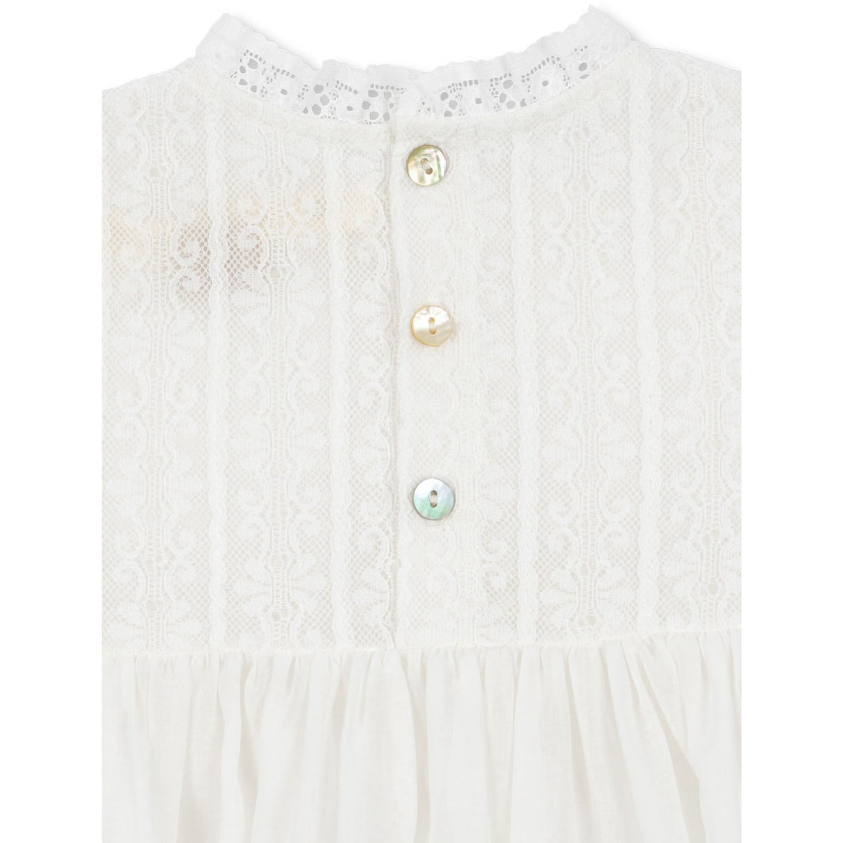 Konges Sløjd Optic White Bambina Dress Gots