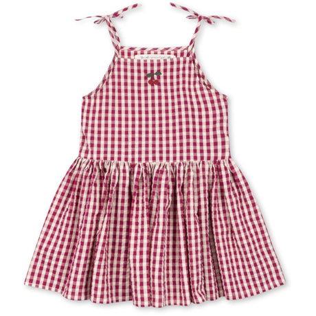Konges Sløjd Raspberry Check Isotta Dress Gots