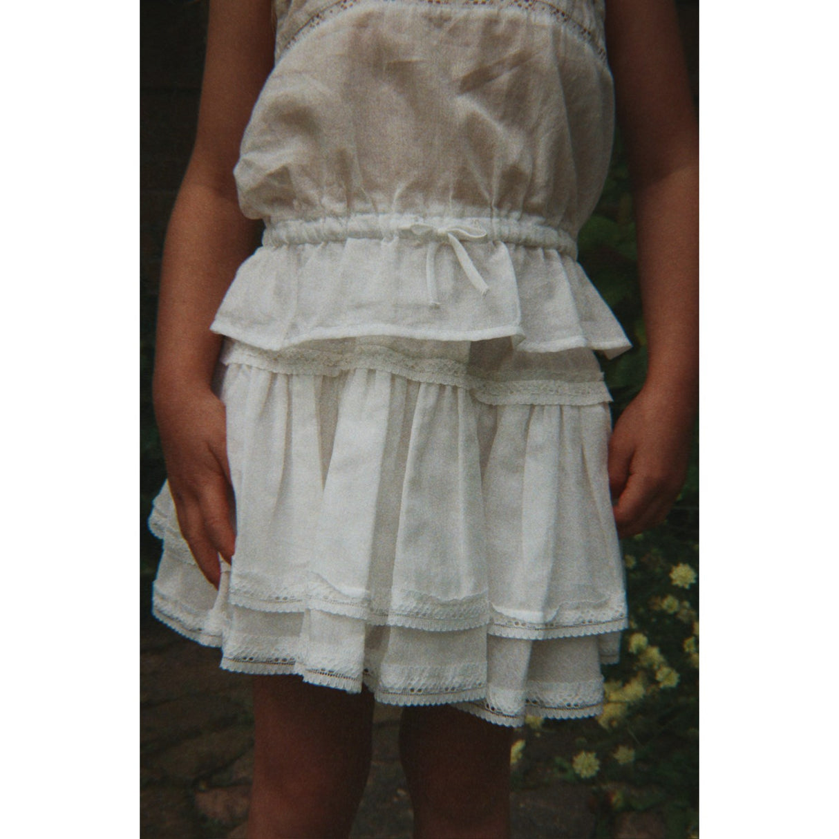 Konges Sløjd Optic White Mora Skirt Gots