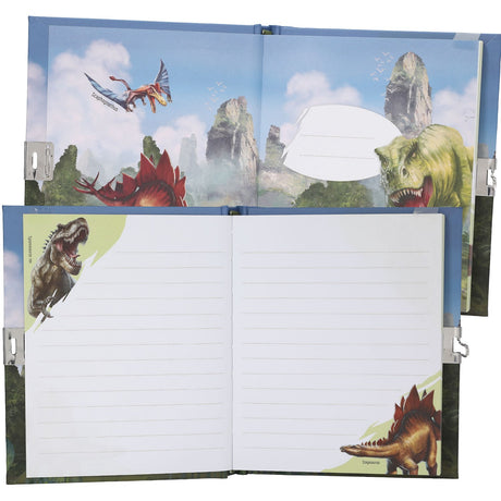 Dino World Diary With Padlock