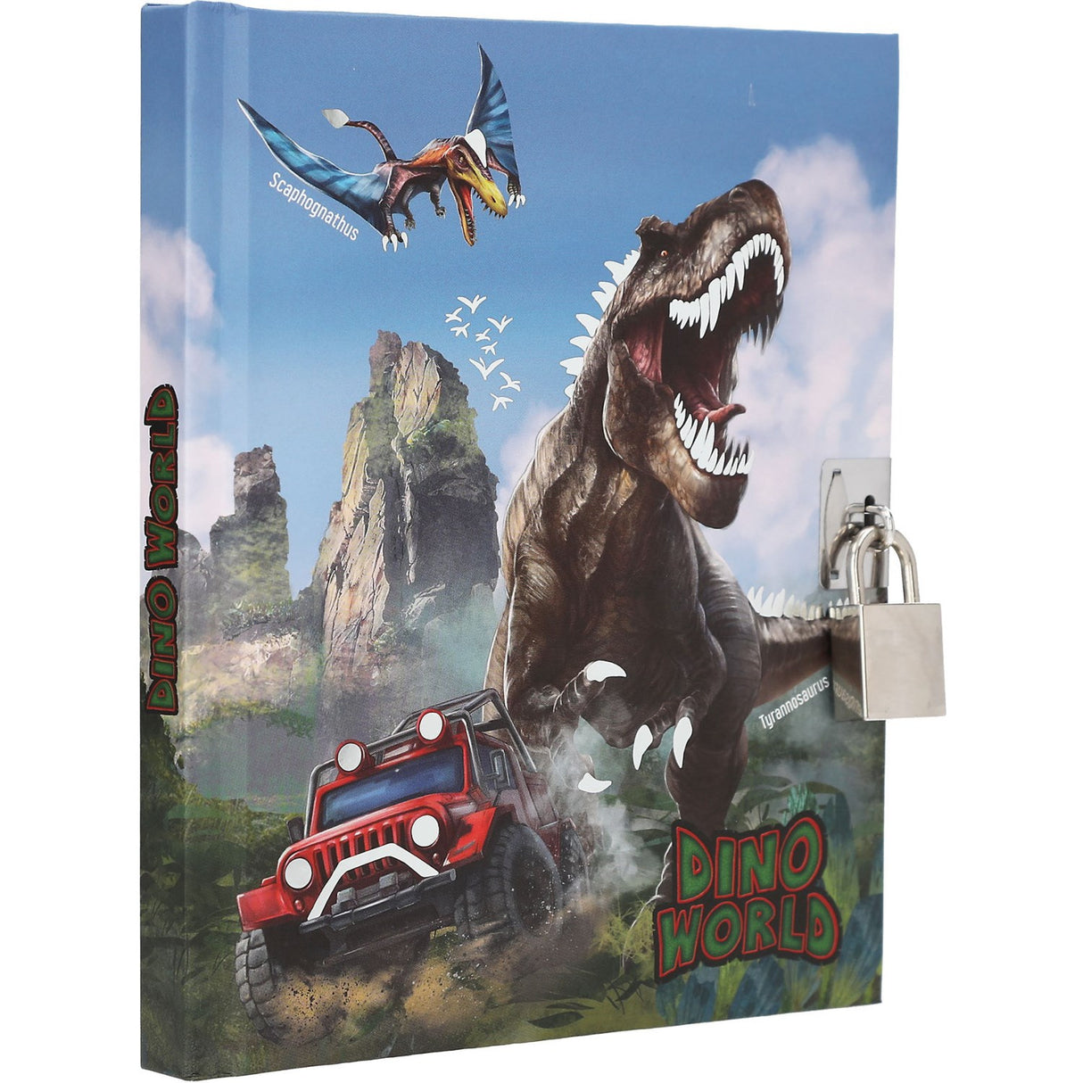Dino World Diary With Padlock