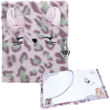 TOPModel Cosy Cat Diary With Lock Lilac