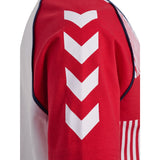 Hummel Tango Red Jr Reg Dbu Stripy T-Shirt S/S