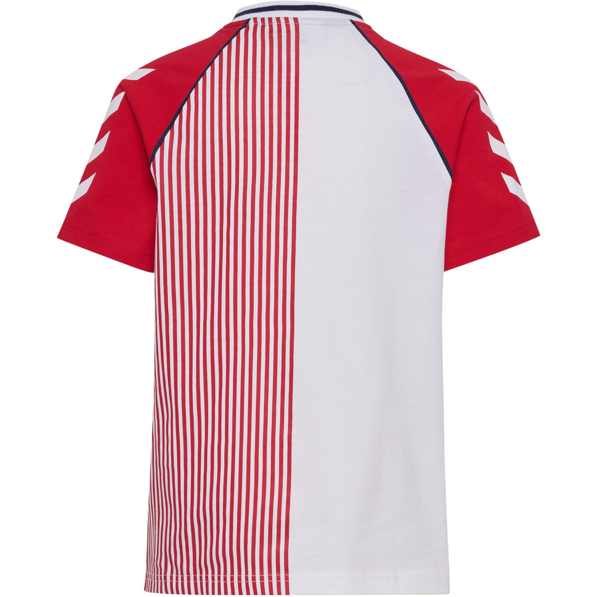 Hummel Tango Red Jr Reg Dbu Stripy T-Shirt S/S