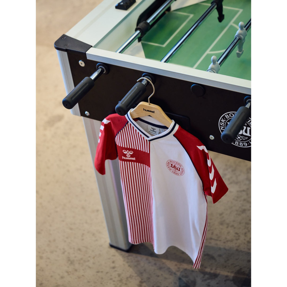 Hummel Tango Red Jr Reg Dbu Stripy T-Shirt S/S