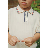 Konges Sløjd Almond Milk Mio Knit Polo Gots