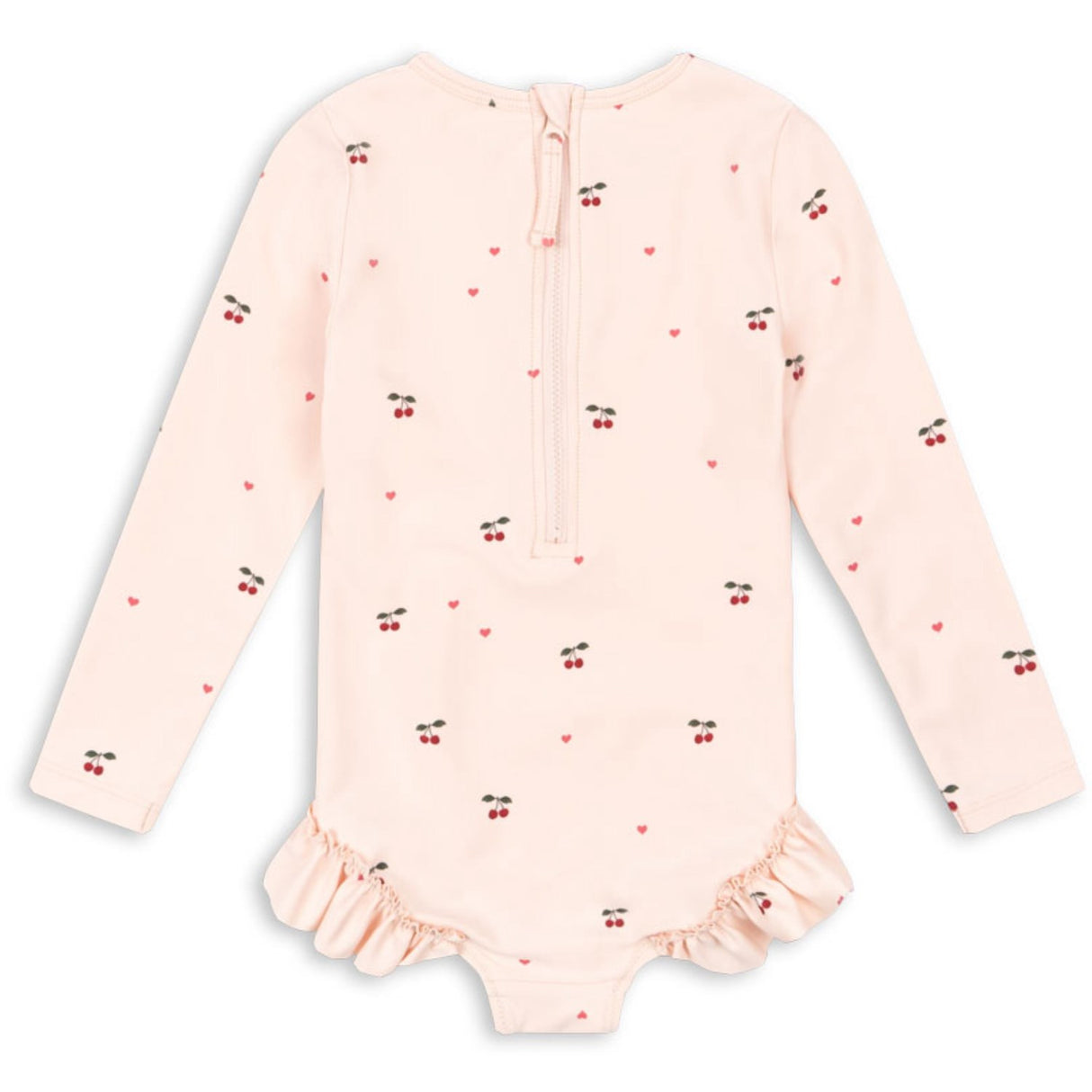 Konges Sløjd Cherry Coeur Rose Merle Ls Swimsuit Grs