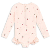Konges Sløjd Cherry Coeur Rose Merle Ls Swimsuit Grs