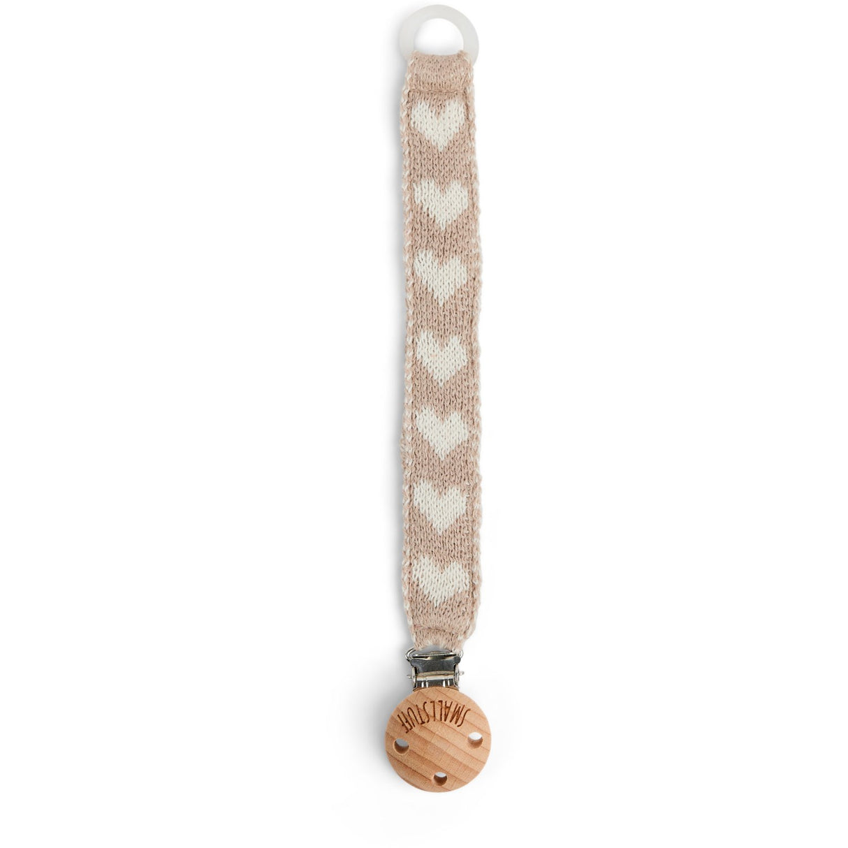 Smallstuff Sand Hearts Pacifier String