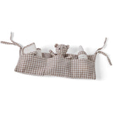 Smallstuff Delicate Nature Gingham Storage With Accessories For Doll Bed