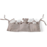 Smallstuff Delicate Nature Gingham Storage With Accessories For Doll Bed