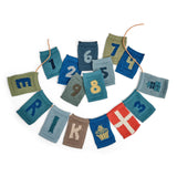 Smallstuff Blue Fødselsdagsbanner 1-9 Years
