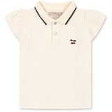 Konges Sløjd Antique White Florita Polo Shirt Ocs