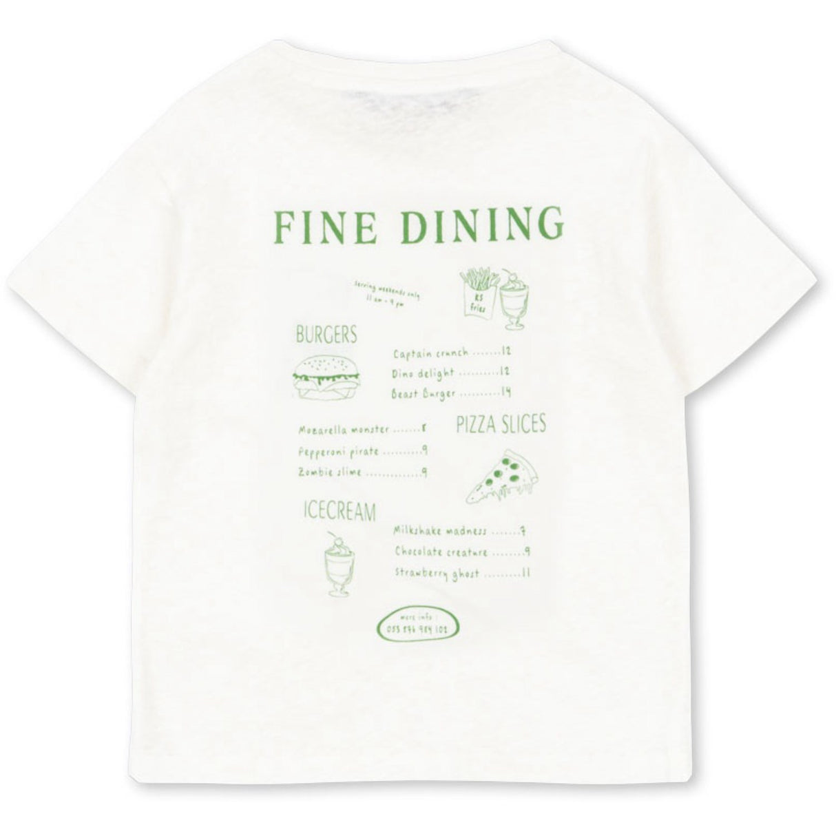 Konges Sløjd Off White/Fine Dining Era Tee Ocs