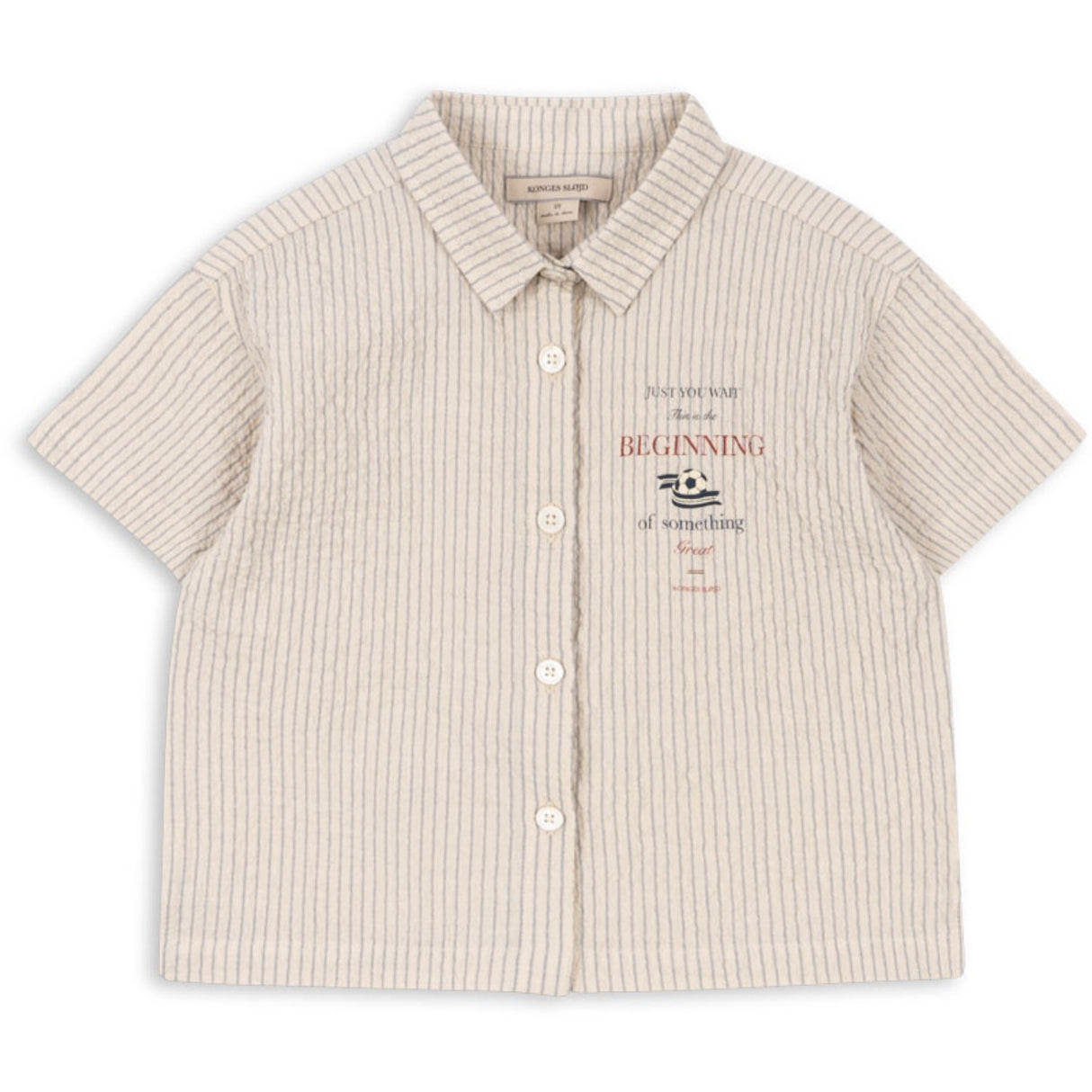 Konges Sløjd Tradewinds Stripe Elliot Ss Shirt Gots