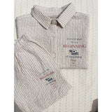 Konges Sløjd Tradewinds Stripe Elliot Ss Shirt Gots