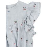 Konges Sløjd Cherry Blue Coeur Coco Romper Gots