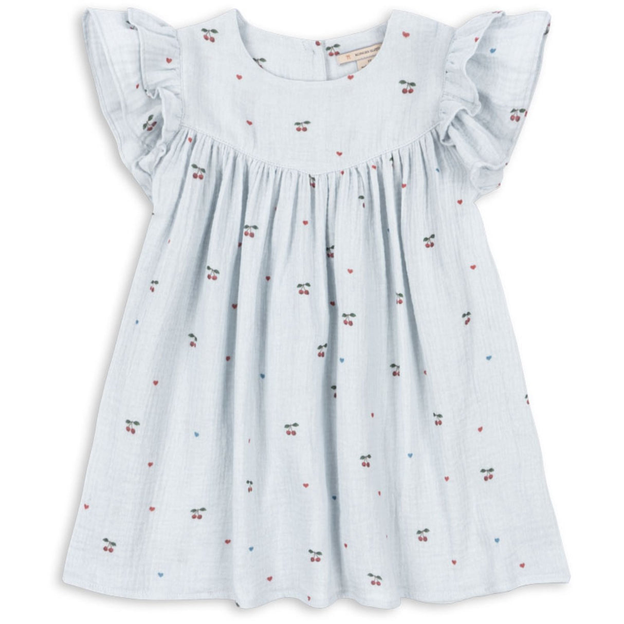 Konges Sløjd Cherry Blue Coeur Coco Dress Gots