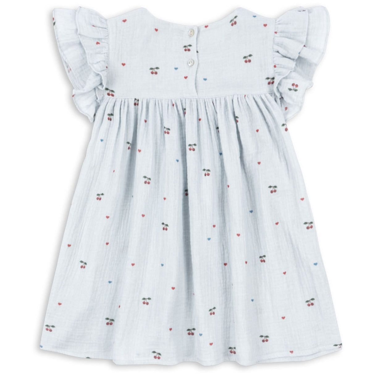 Konges Sløjd Cherry Blue Coeur Coco Dress Gots