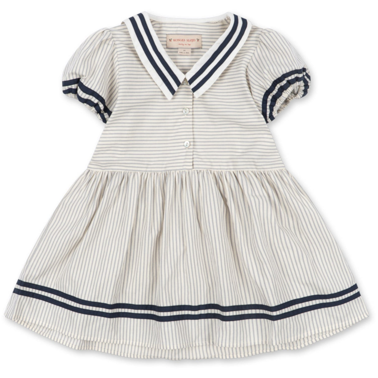 Konges Sløjd Bleu Stripe Allie Sailor Dress Gots