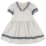 Konges Sløjd Bleu Stripe Allie Sailor Dress Gots